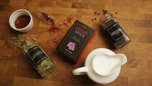 Gift Box Trio (A Jar of each Premium Saffron, Green Cardamom, Herati Mint Leaves)