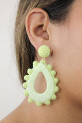 Mayari Lime Earrings by Bombay Sunset-1