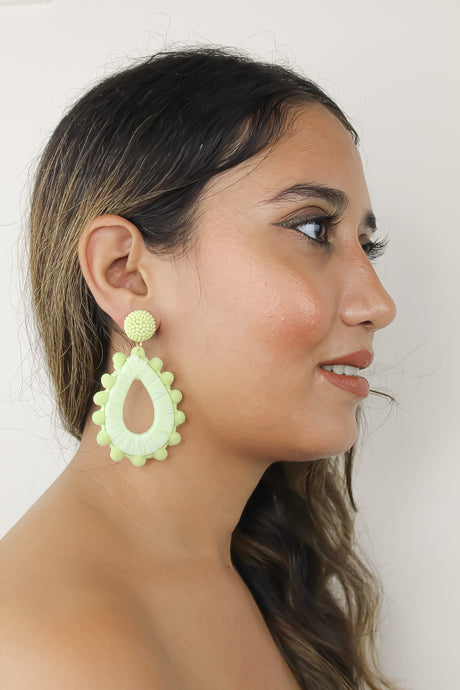 Mayari Lime Earrings by Bombay Sunset-2