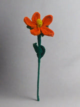 Handmade Fair Trade Wool Daisy – Eco-Friendly, Crocheted, Unique Floral Decoration