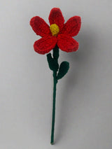 Handmade Fair Trade Wool Daisy – Eco-Friendly, Crocheted, Unique Floral Decoration