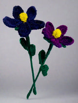 Handmade Fair Trade Wool Daisy – Eco-Friendly, Crocheted, Unique Floral Decoration