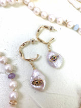 Freshwater Pearls Evil Eyes Earrings EE023-2