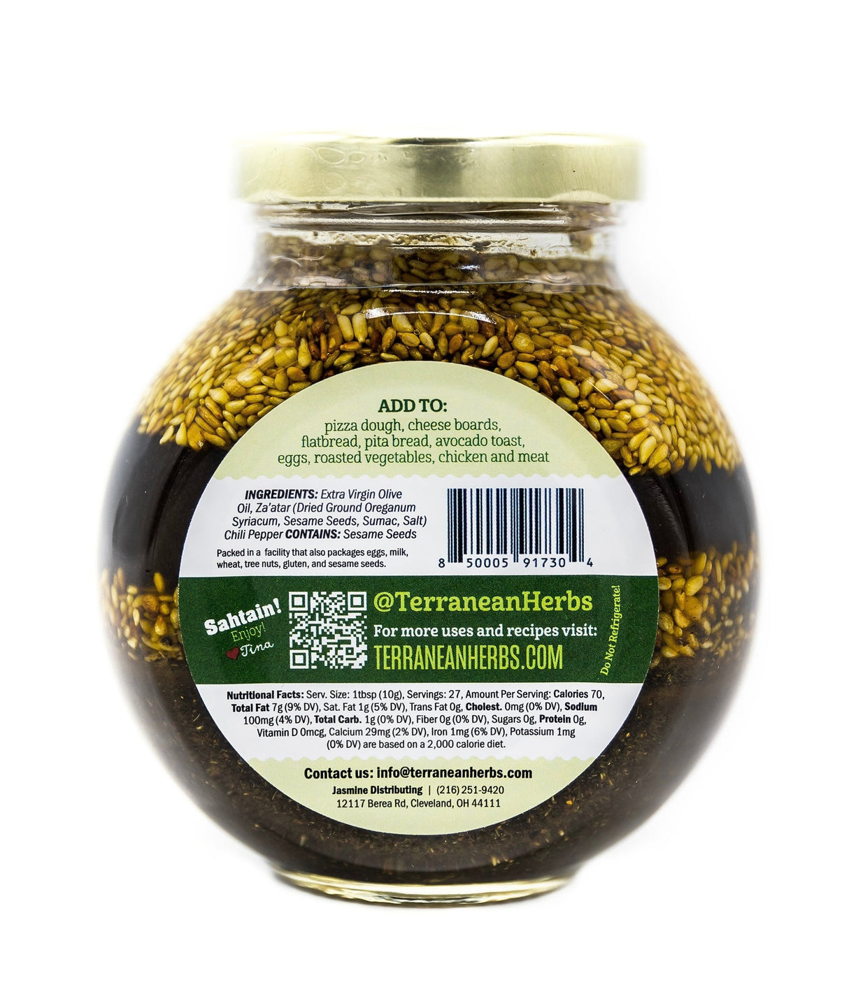Best Seller: Spicy Za'atar Condiment Spread
