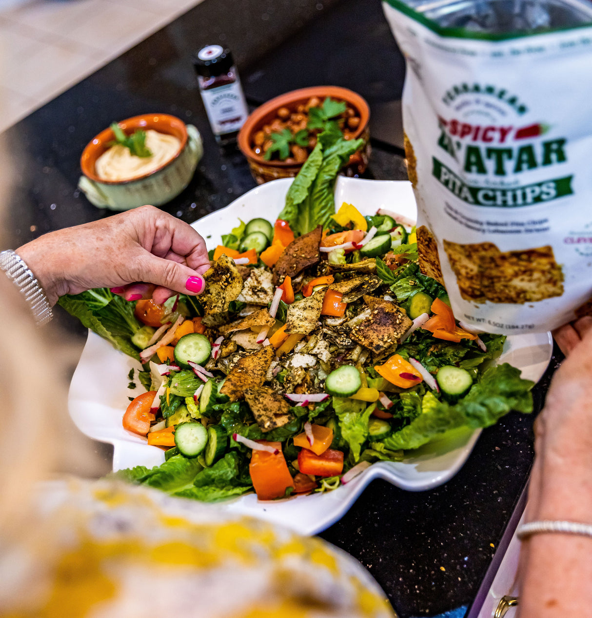 Za'atar Pita Chips (6.5oz.) Please select spicy or original za'atar.