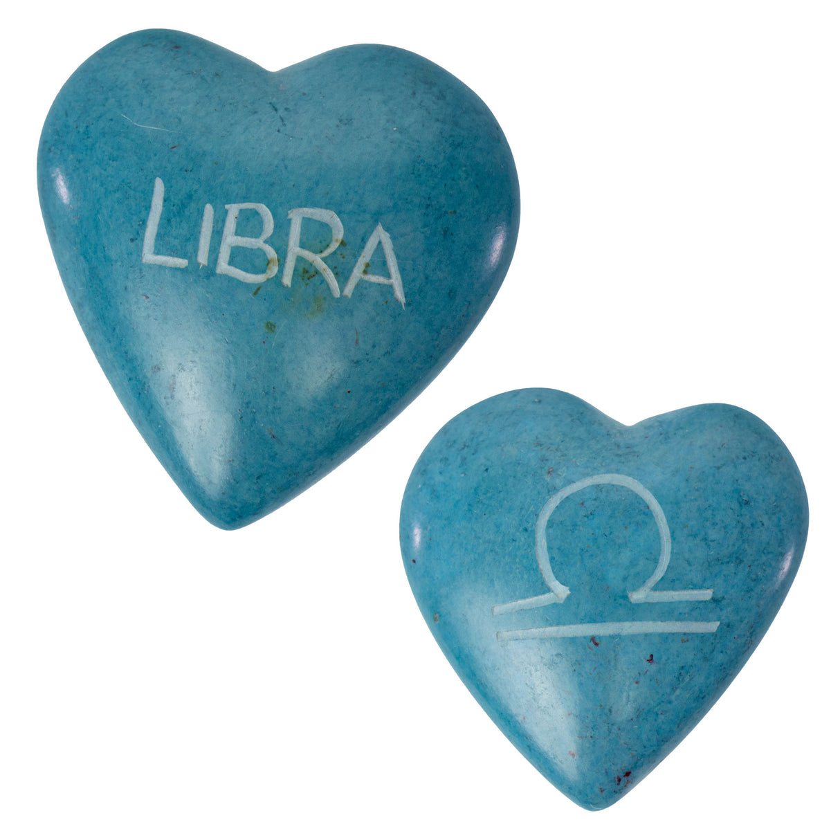 Zodiac Soapstone Hearts, Pack of 5: LIBRA