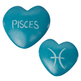 Zodiac Soapstone Hearts, Pack of 5: PISCES