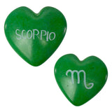 Zodiac Soapstone Hearts, Pack of 5: SCORPIO