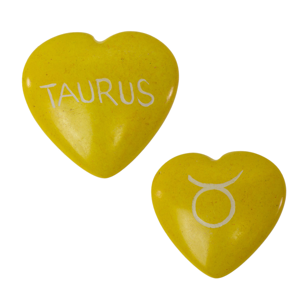 Zodiac Soapstone Hearts, Pack of 5: TAURUS