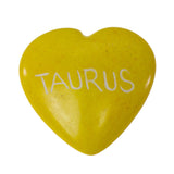 Zodiac Soapstone Hearts, Pack of 5: TAURUS