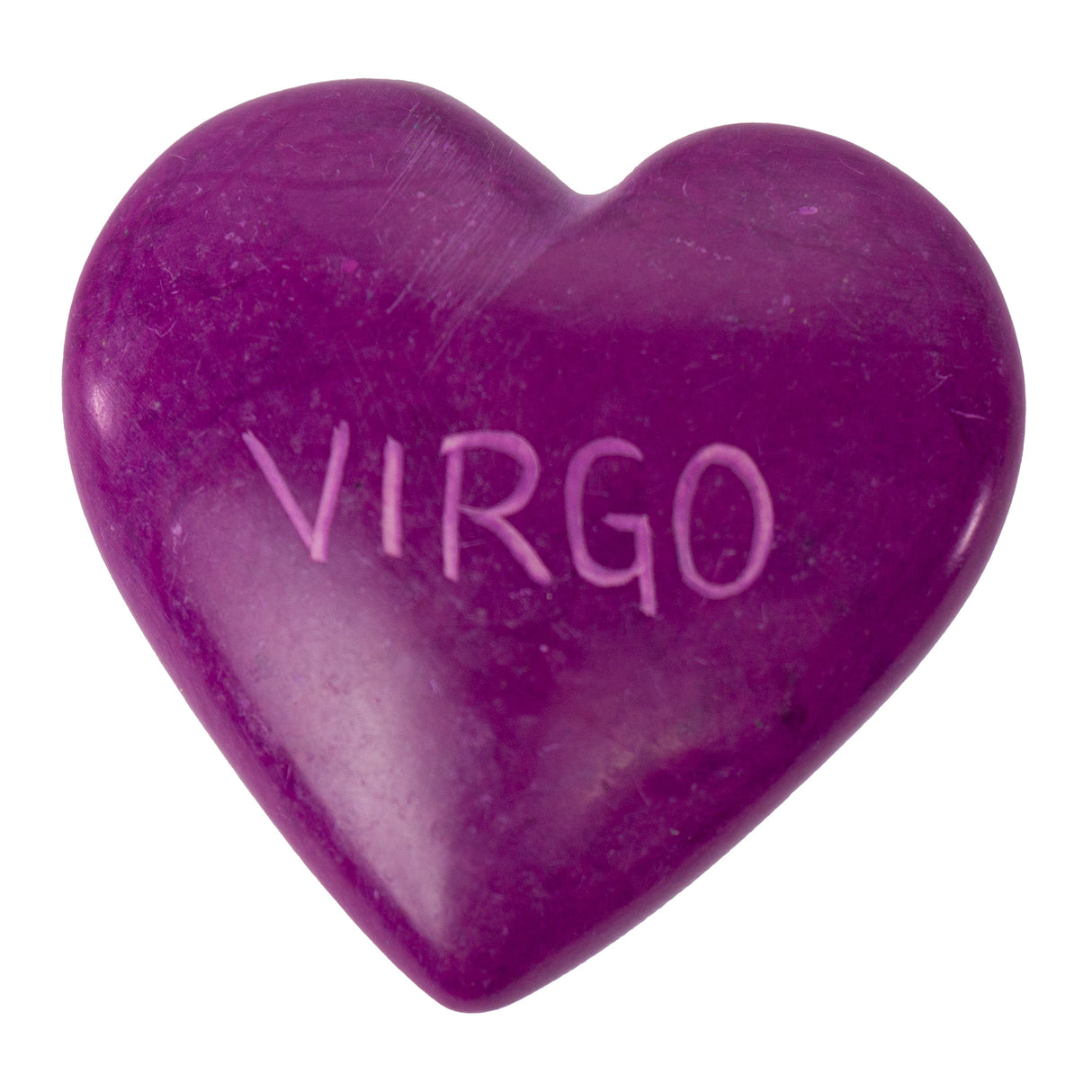 Zodiac Soapstone Hearts, Pack of 5: VIRGO