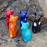 Soapstone Tiny Dogs - Assorted Pack of 5 Colors