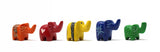 Soapstone Tiny Elephants - Assorted Pack of 5 Colors