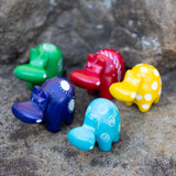 Soapstone Tiny Hippos - Assorted Pack of 5 Colors