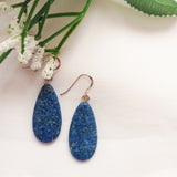 Lapis Lazuli Sterling Silver Earrings, Lapis Lazuli Earrings, Lapis Lazuli Drop Earrings | by nlanlaVictory-1