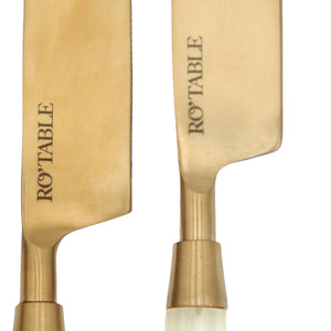 24pc Set Buttercream Yellow Cutlery - 6 Piece - Set of 4