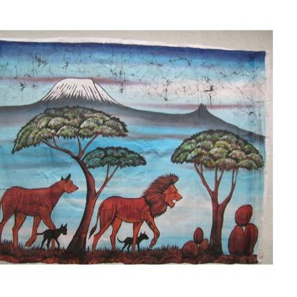 Lions Batik Art 01-0