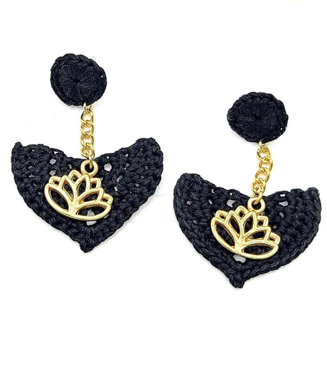 Lotus Flower Earrings-3