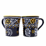 Pair of Flared Mugs - Blue