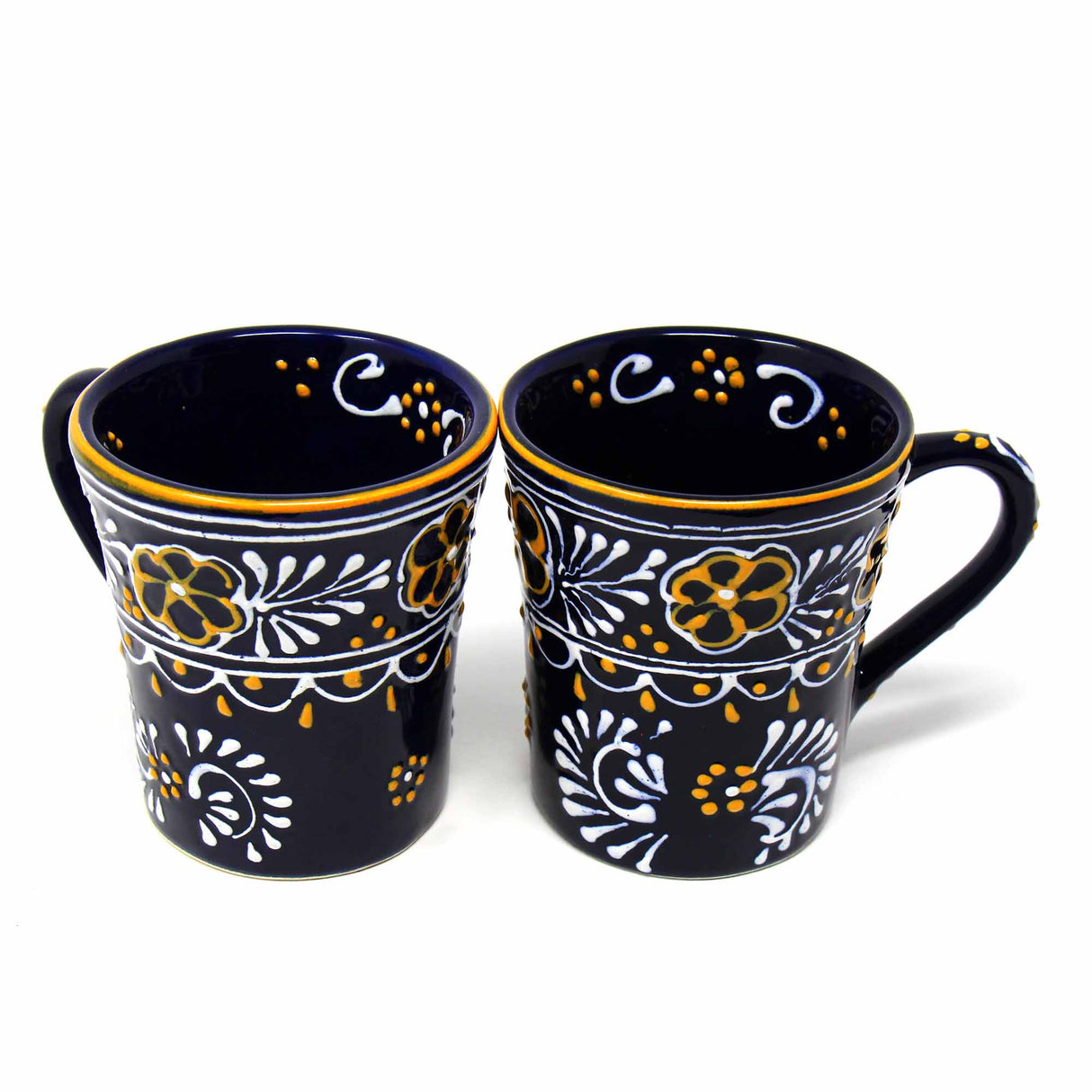 Pair of Flared Mugs - Blue