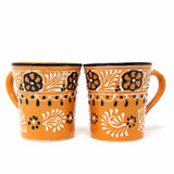 Pair of Flared Mugs - Mango