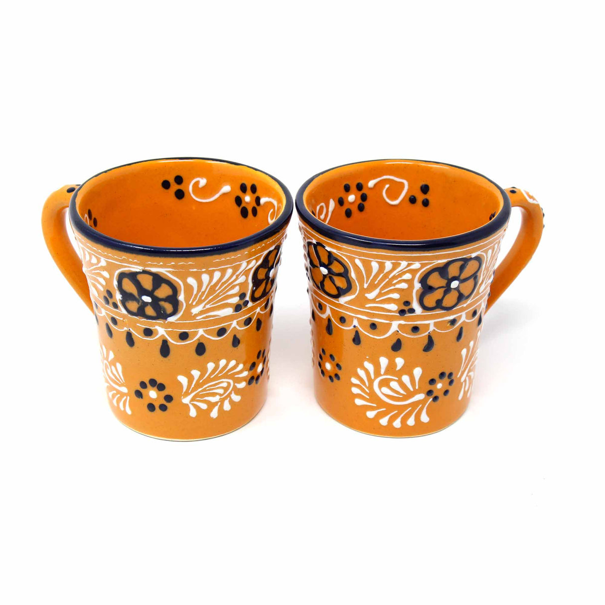 Pair of Flared Mugs - Mango