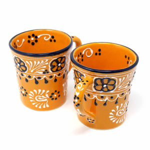 Pair of Flared Mugs - Mango