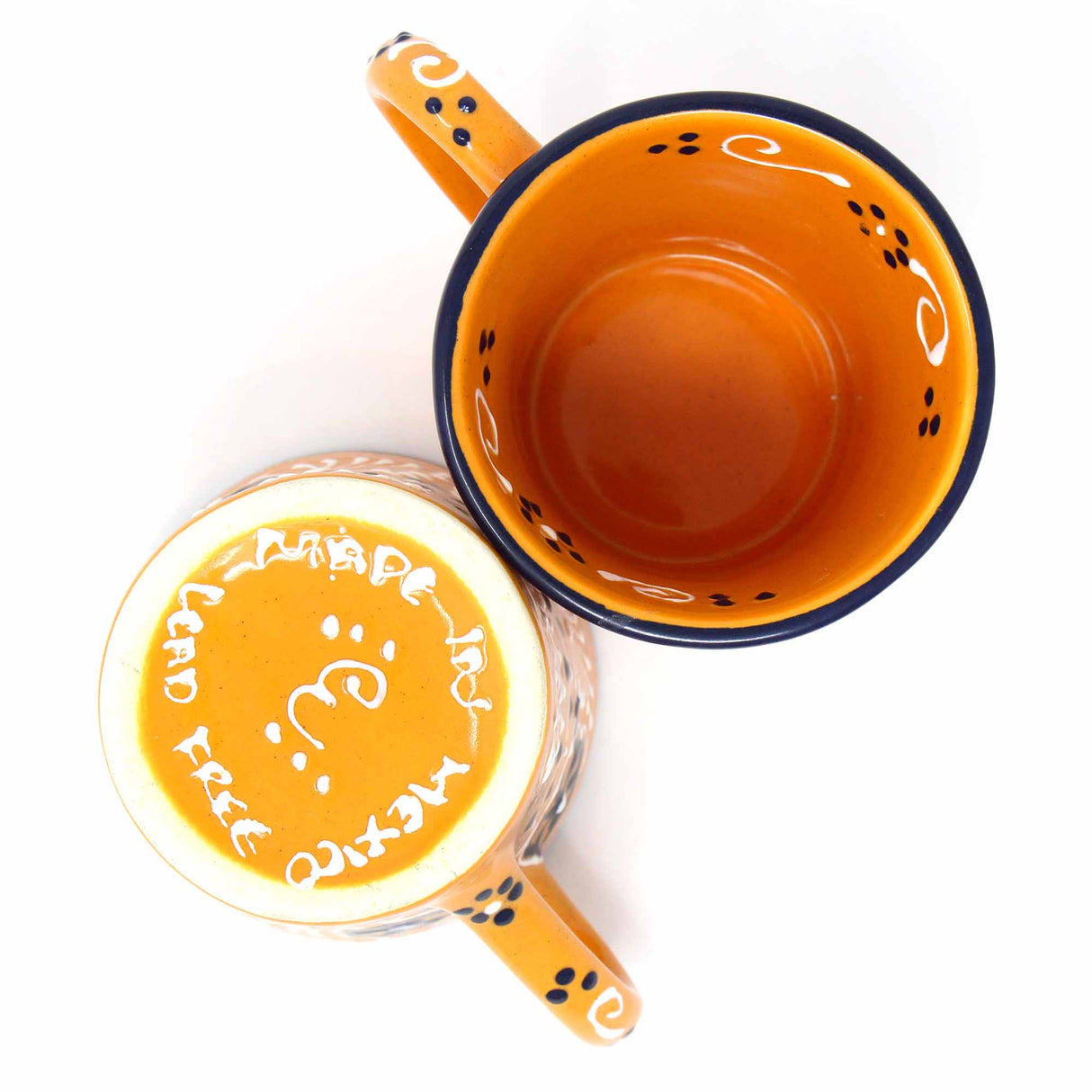 Pair of Flared Mugs - Mango