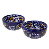 Half Moon Bowls - Blue, Set of Two