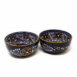 Half Moon Bowls - Blue, Set of Two