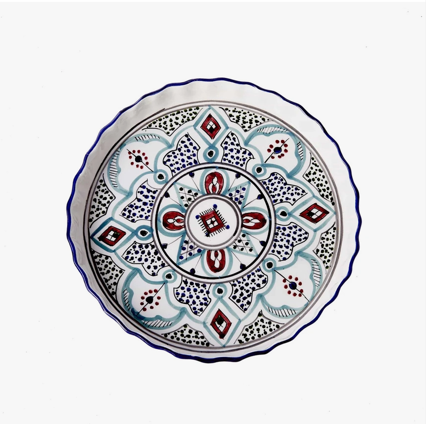 Marrakesh Ceramic Pie Platter