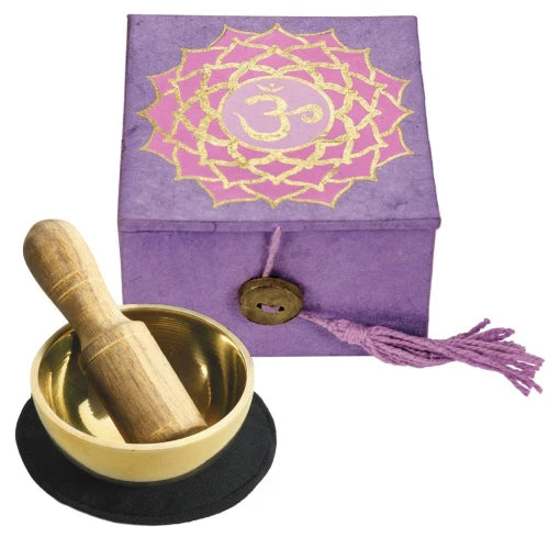 Mini Meditation Bowl Box 2 Crown Chakra