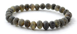 Baltic Amber Green Raw Bracelet for Men-3