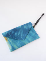 Ocean Waves Tie Dye Clutch