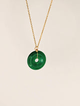 Malaysian Jade Donut Pendant-0