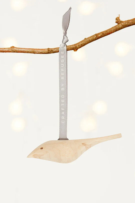 Peaceful Dove Ornament, Crafted by Congolese refugees living in Kenya