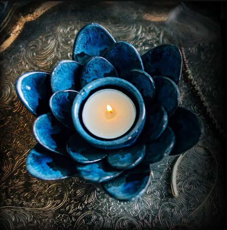 Peaceful Lotus Candleholder