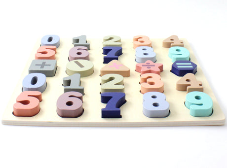 Wooden Puzzle With Mathematical Numbers-3