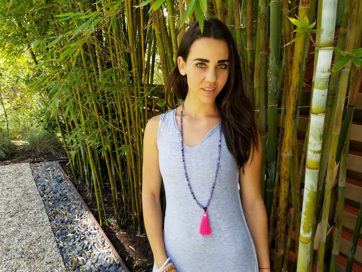 Positivity Mala- Blue Aventurine-4