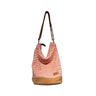WOVEN Zipper Sling Bag - Houndstooth