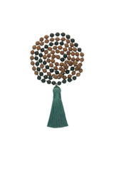 Balmy Mala - Howlite and Rudraksha-0