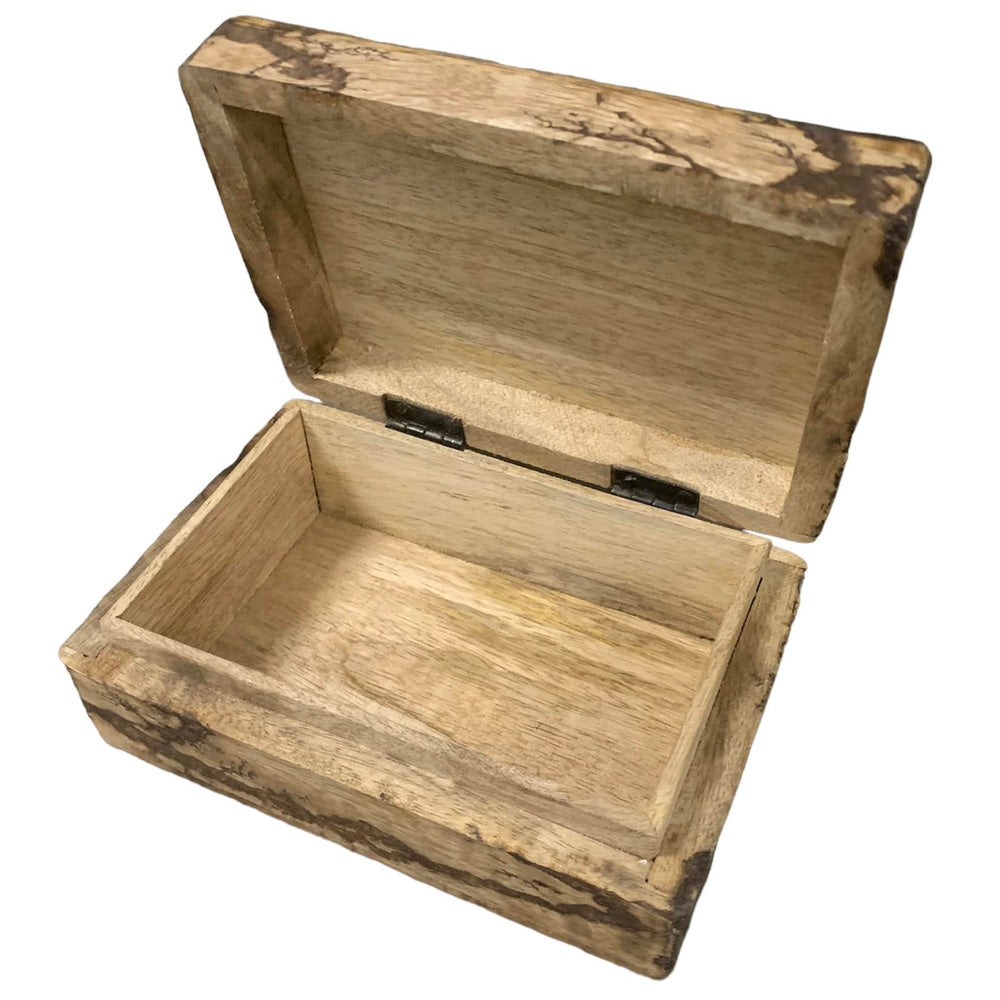 Rectangular Mango Wood Box from India