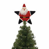 Santa Star Tree Topper Felt Ornament