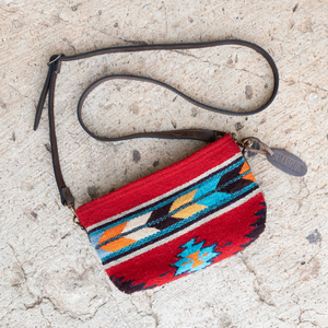 Scarlet Arrows Convertible Clutch