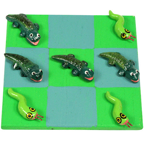 Serpent vs. Crocodile Tic-Tac-Toe