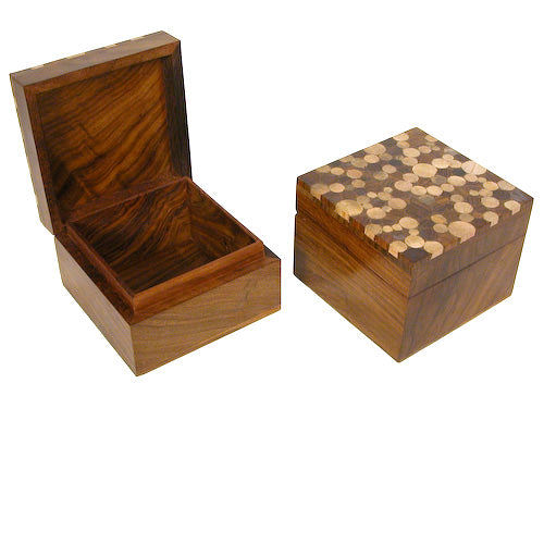 Shesham Square Wooden Box from India