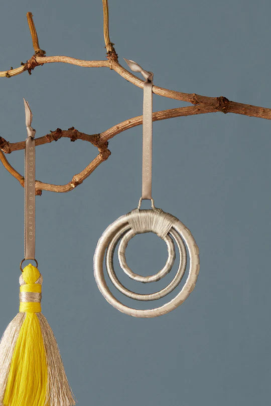 Shining Halo Ornament, Crafted by Rohingya Refugees in India