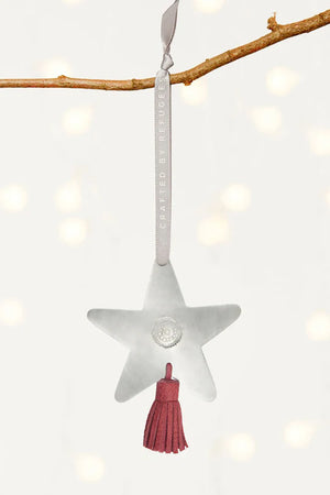 Shooting Star Ornament, Crafted by Malian refugees living in Burkina Faso