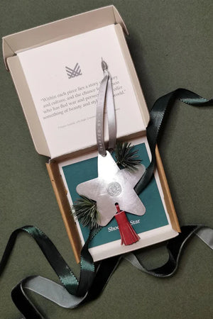Shooting Star Ornament, Crafted by Malian refugees living in Burkina Faso