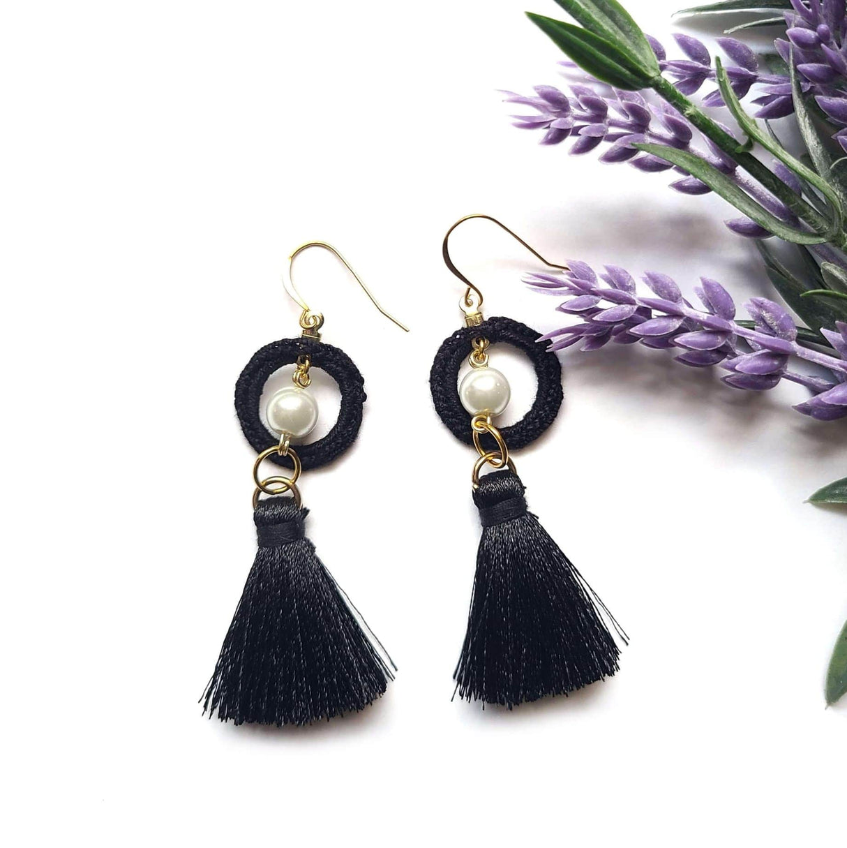 Single Pearl Tassels-0